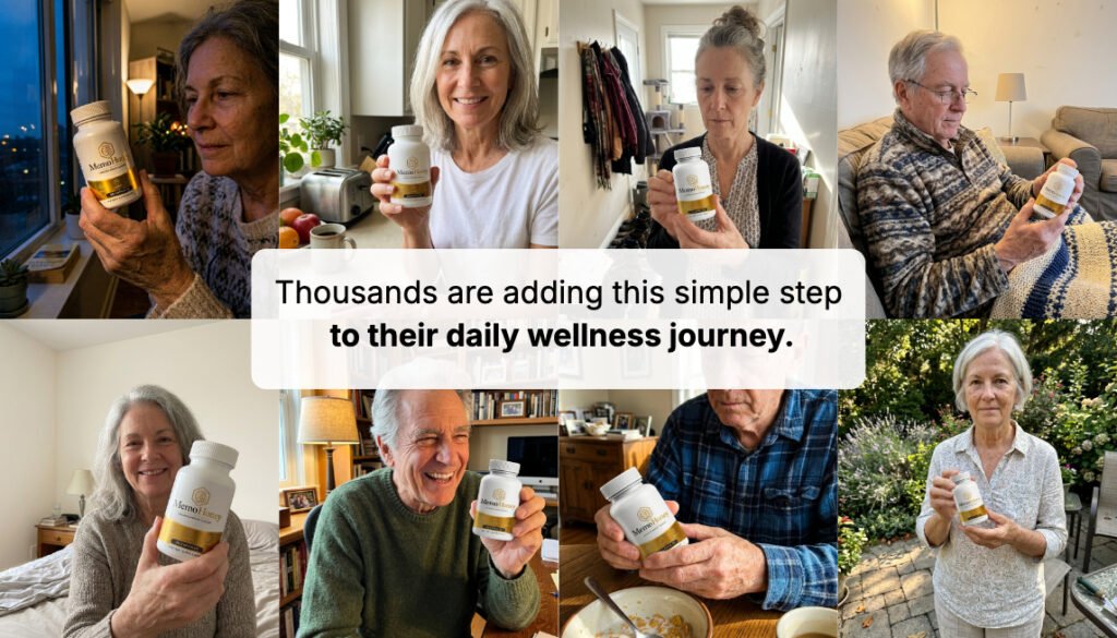 Active adult smiling with confidence, illustrating mental clarity, enhanced focus, and healthy brain circulation achieved with MemoHoney daily capsules
