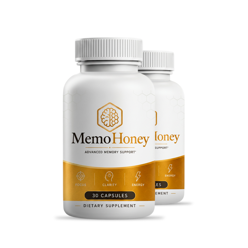 Single bottle of MemoHoney memory supplement containing 30 capsules for a 30-day supply at $69 per bottle with standard shipping.